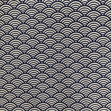 Tissu Sushis indigo