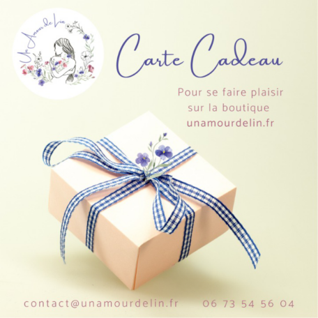 Carte cadeau web Un Amour de Lin®