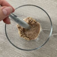 Préparation Cookies aux graines de lin chocolat noix de pécan (4)