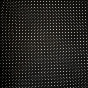 Collection 2024 Tissu PETITS POIS BLANCS Fond noir - Un Amour de Lin ®