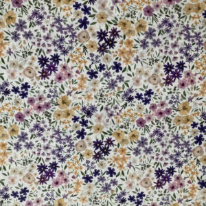 Collection 2025 - Tissu ROMANE Violet - Un Amour de Lin®