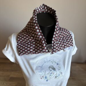 Bouillotte sèche aux graines de lin - Modèle CHOUCHOU - Tissu CASA DE PAPEL - Un Amour de Lin®