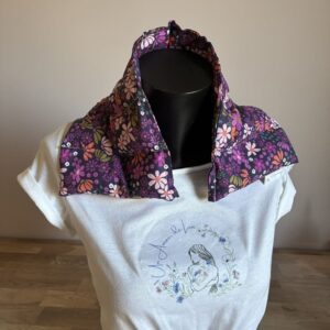 Bouillotte sèche aux graines de lin - Modèle CHOUCHOU - Tissu MARIA - Un Amour de Lin®