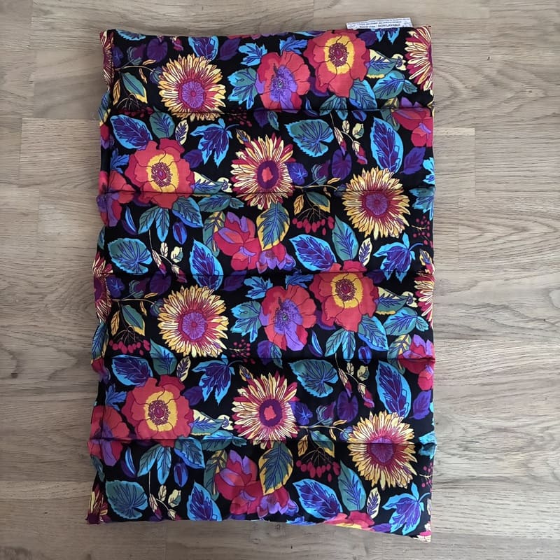 Bouillotte sèche aux graines de lin - Modèle MAXI - Tissu AMELIA - Un Amour de Lin® (4)