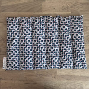 Bouillotte sèche aux graines de lin - Modèle MAXI - Tissu MAO Indigo - Un Amour de Lin®