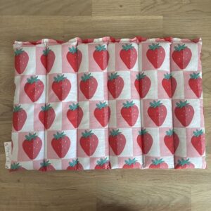 Bouillotte sèche aux graines de lin - Modèle MAXI - Tissu MARIGUETTE - Un Amour de Lin®