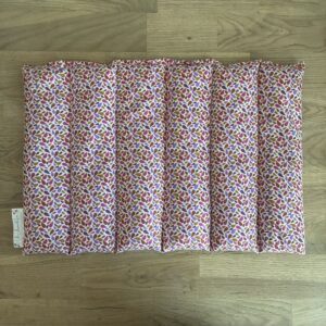 Bouillotte sèche aux graines de lin - Modèle MAXI - Tissu OTMA Caramel - Un Amour de Lin®