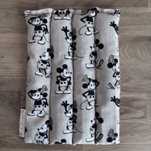 Bouillotte sèche aux graines de lin - Modèle NANA - Tissu PALACE MICKEY - Un Amour de Lin®