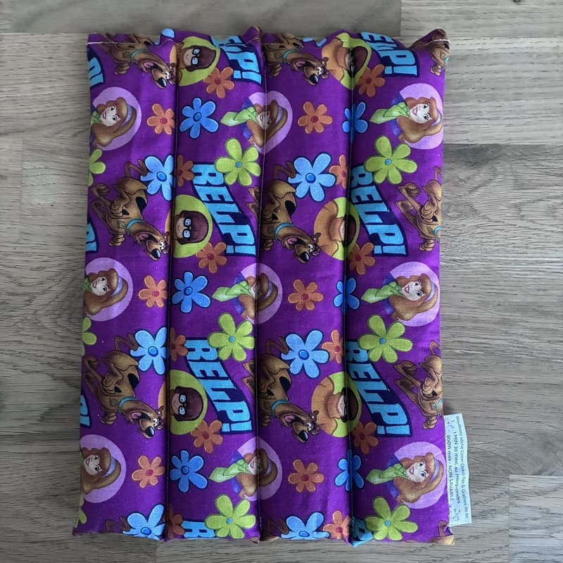 Bouillotte sèche aux graines de lin - Modèle NANA - Tissu SCOOBY DOO - Un Amour de Lin® (3)